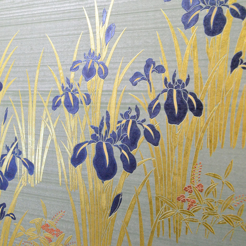 Byobu Folding Screen with 4 Panels "Iris"