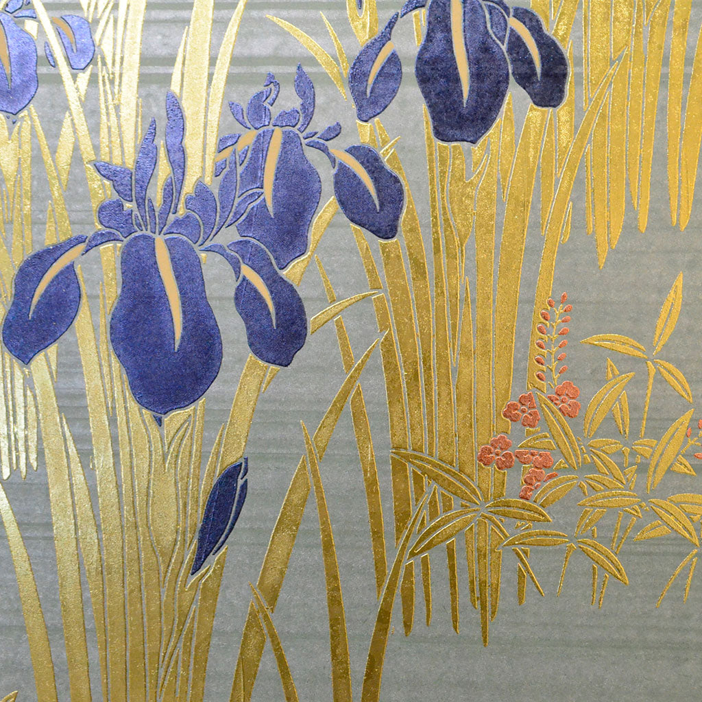 Byobu Folding Screen with 4 Panels "Iris"