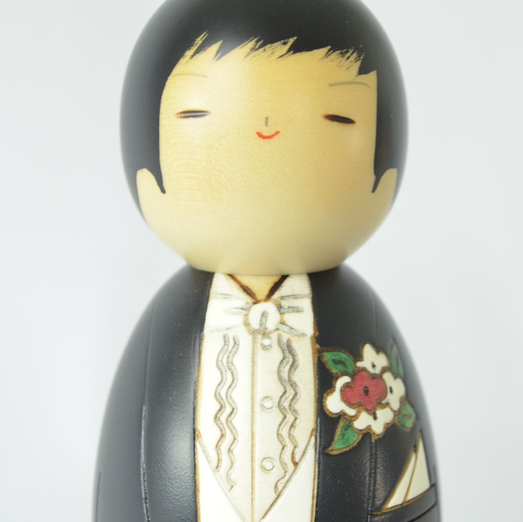 Kokeshi doll "Wedding set"