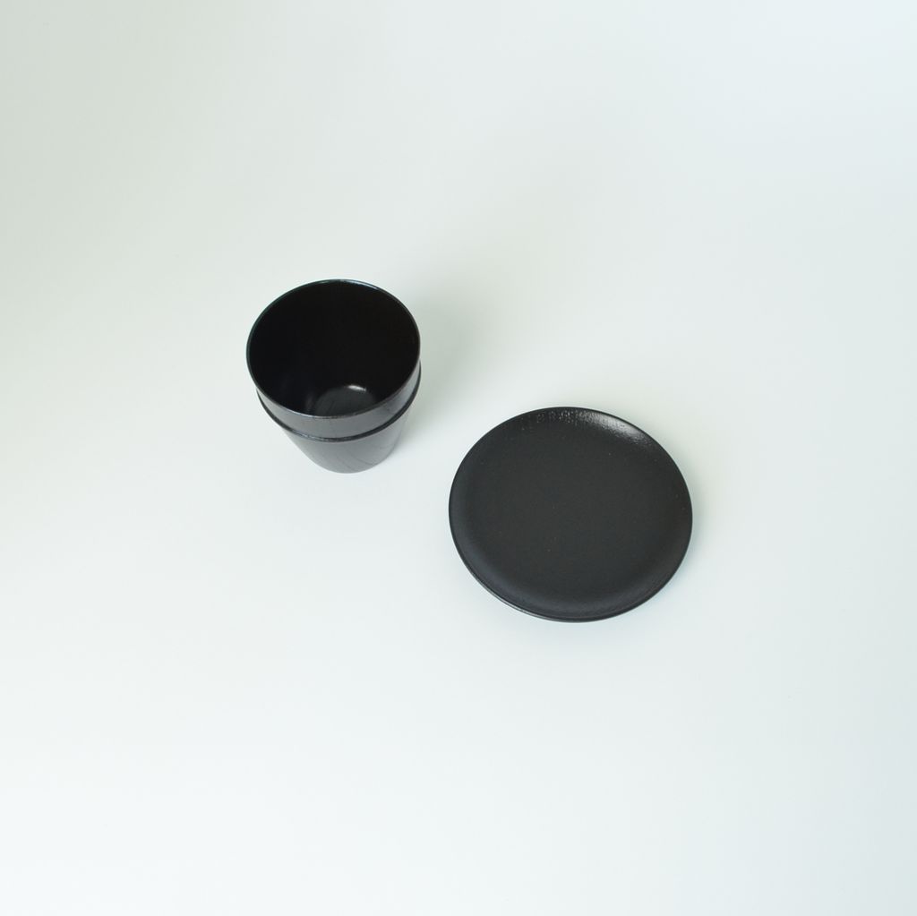 Lacquerware Mini Cup Set "MOKU Mini Cup & Saucer Set"●
