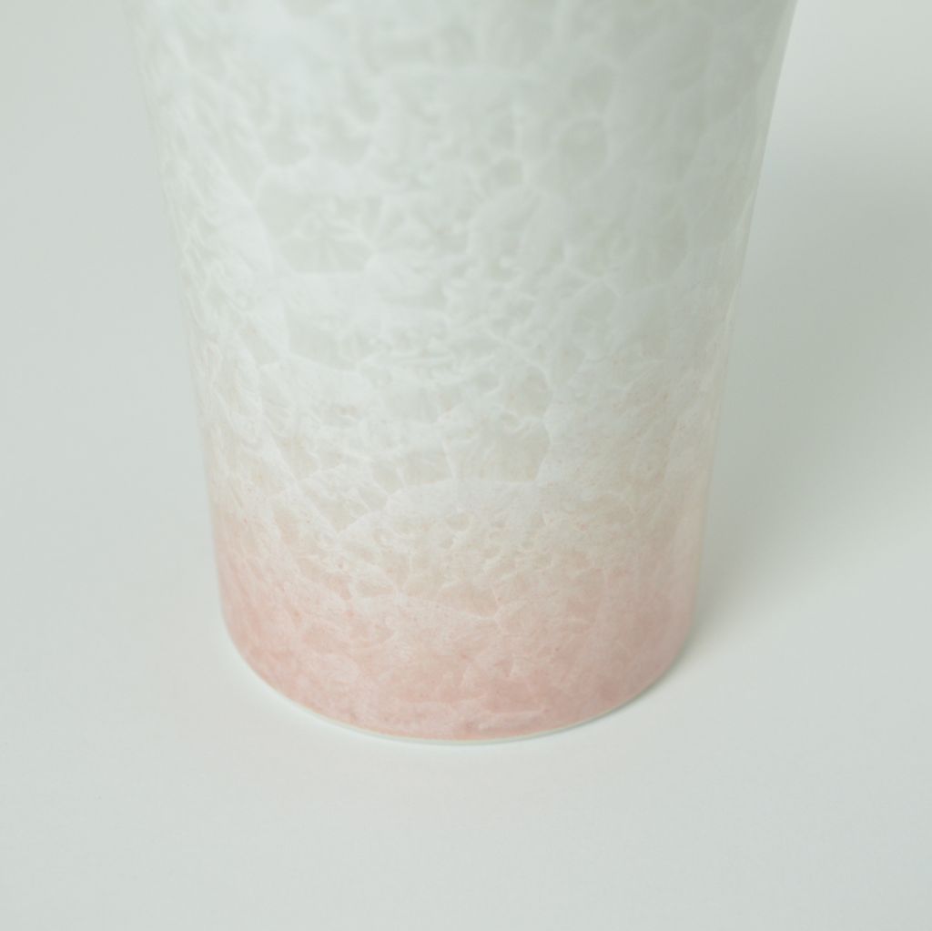 Free Cup "Flower Crystal" Red and White