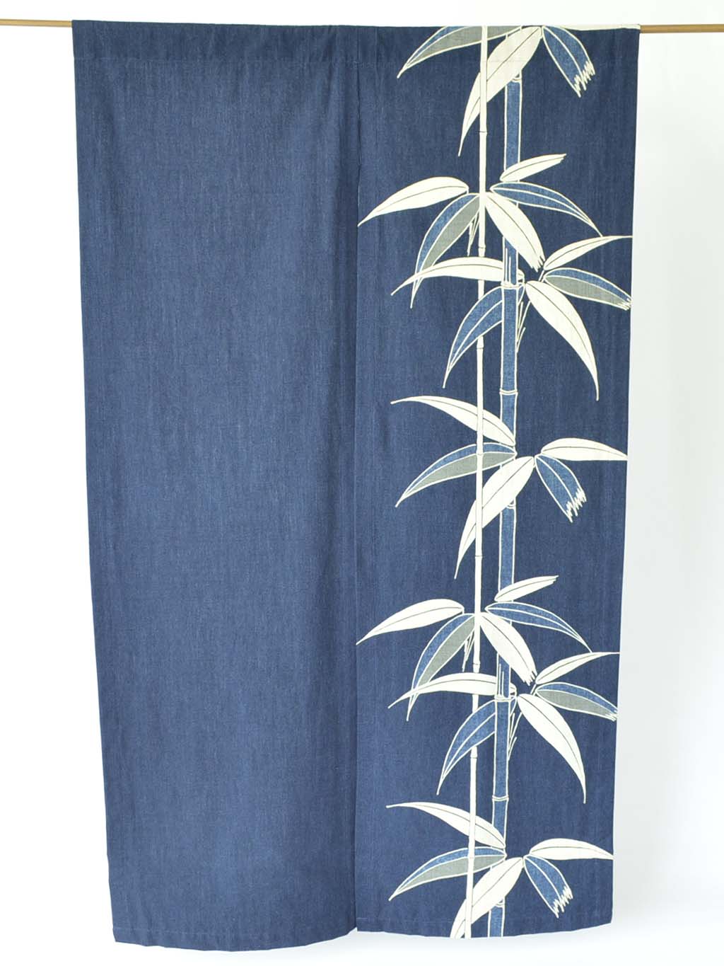 Aizome Indigo Dye Noren Curtain Bamboo Long