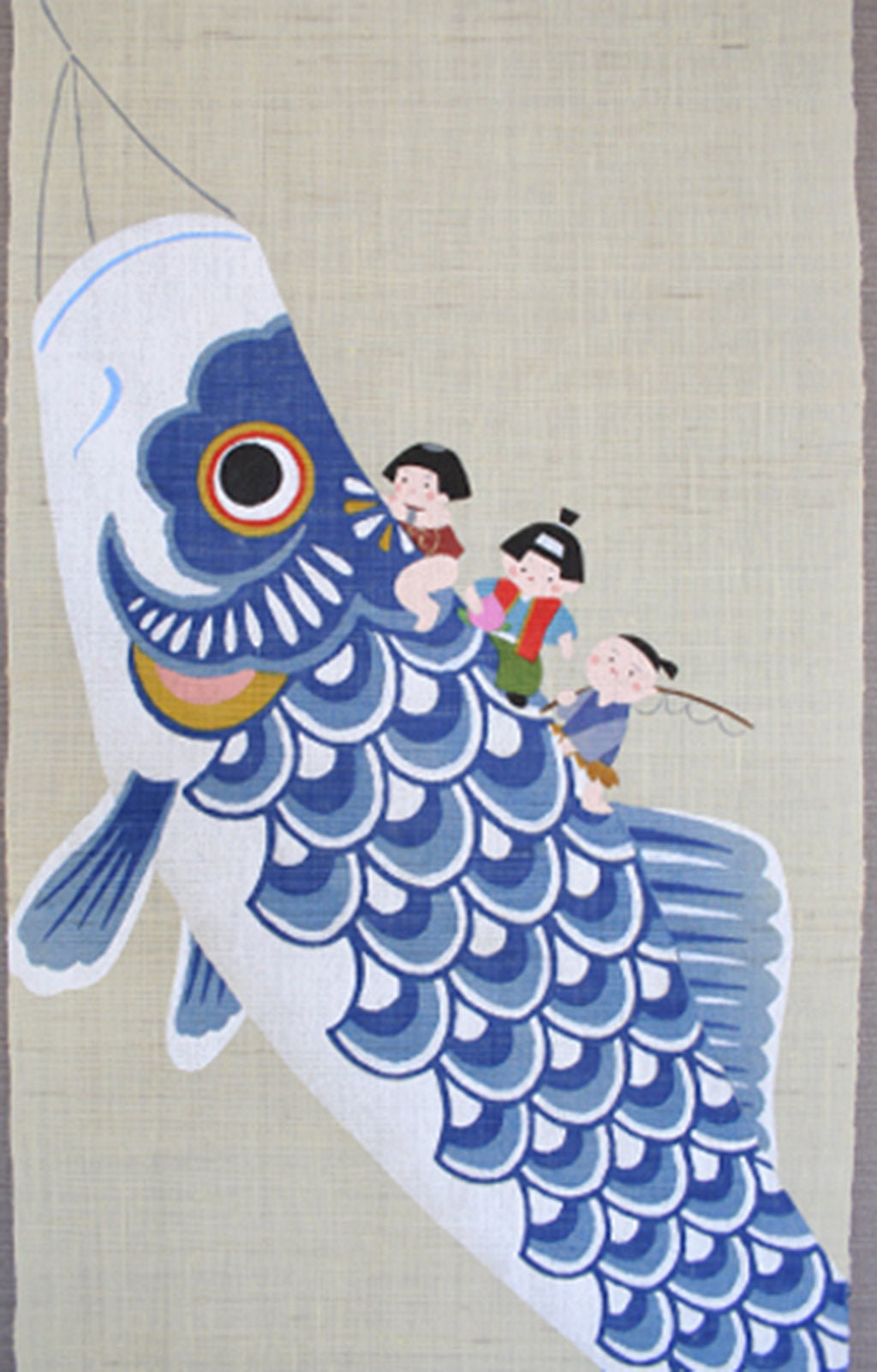 Hemp Tapestry "The three major heroes on the carp streamer"