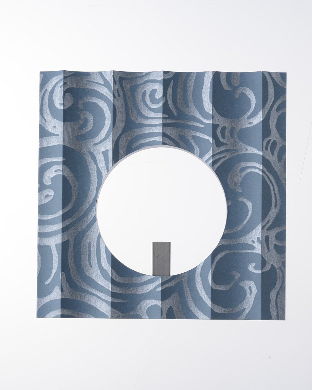 Kyo Karakami Wall Panel Vase HOLE DESIGN SUN “Tomoemizu”