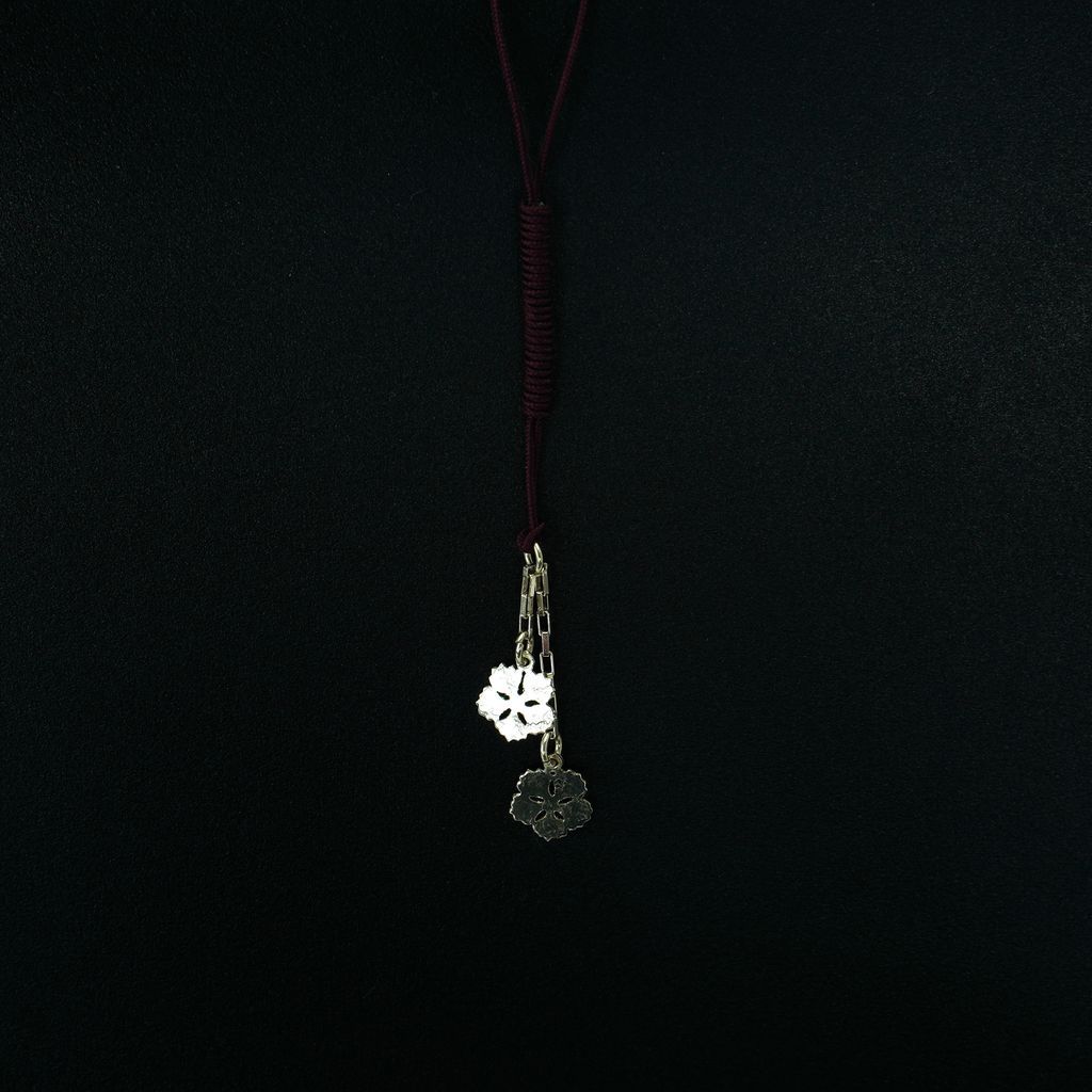 Pure Silver “Floweret Netsuke Charm”