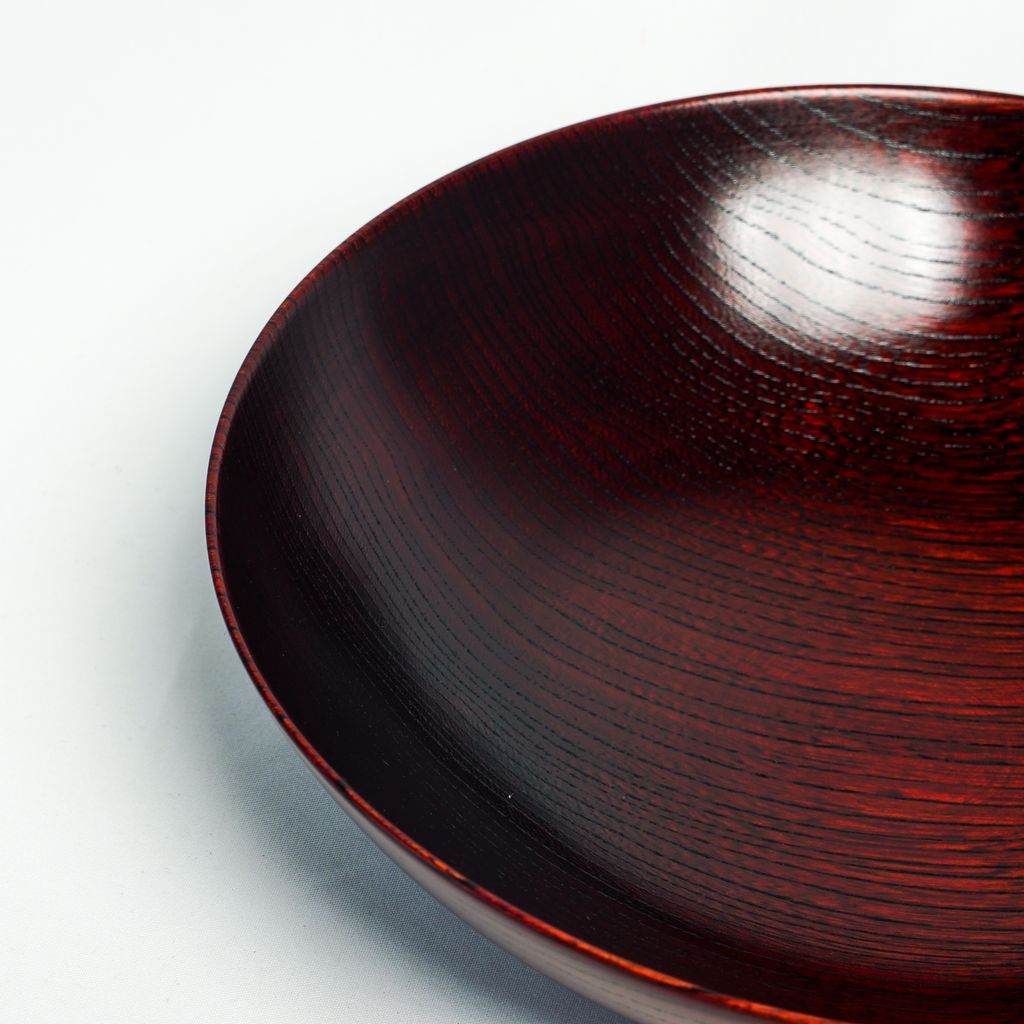 Lacquered Bowl “Hirasuji Red” 7.0