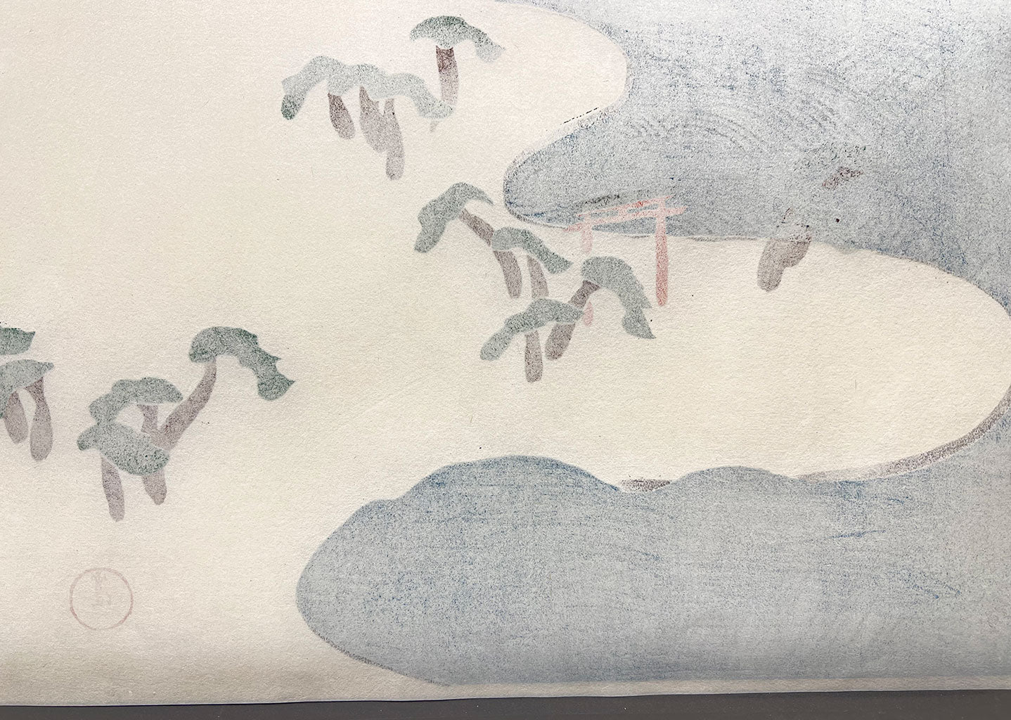 Woodblock print "Sumino-e ( Osaka pref. )" by Kamisaka Sekka Published by UNSODO