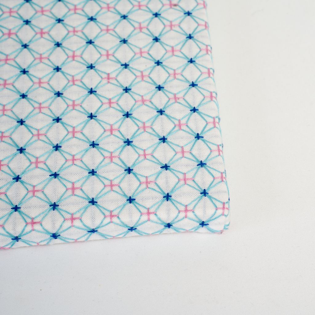 Sashiko Fabric Panel