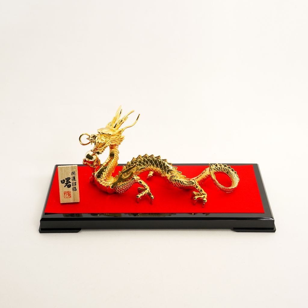 Ornament Dragon Gold-plated