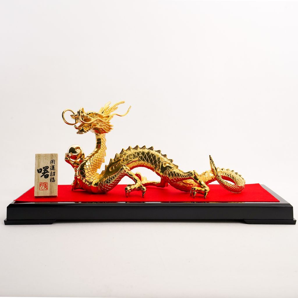 Ornament Dragon Gold-plated