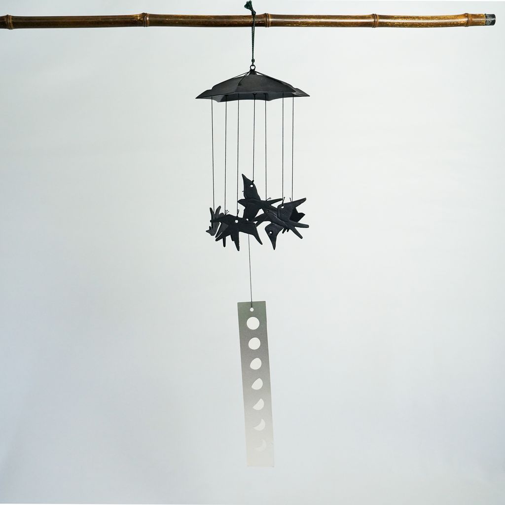 Cast Iron Wind Bell "Swallow"