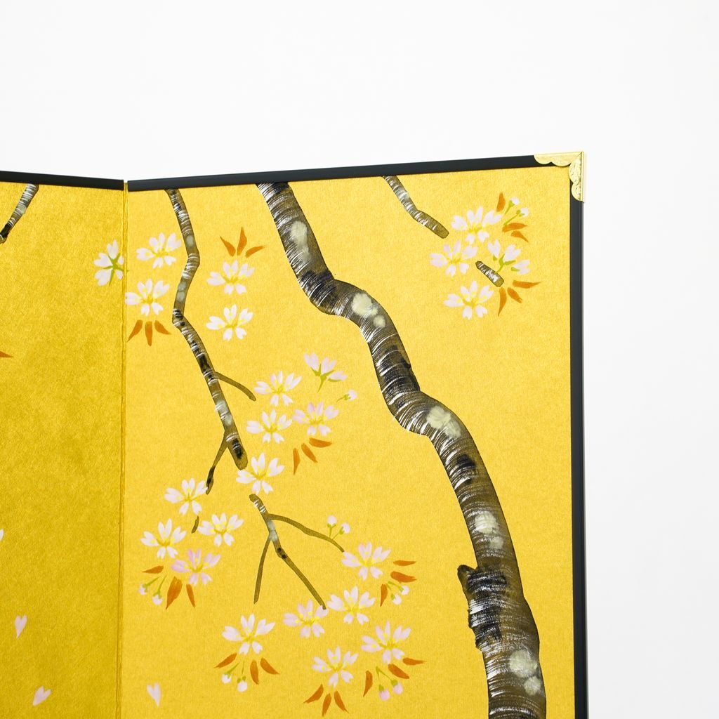 Small folding screens "Cherry blossoms" two panels (L)