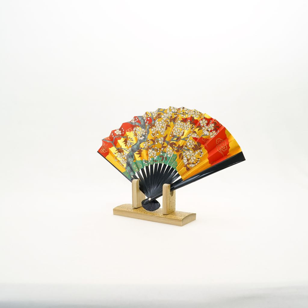 Decorative Folding Fan "Sakura" with stand  Size 5 No.555