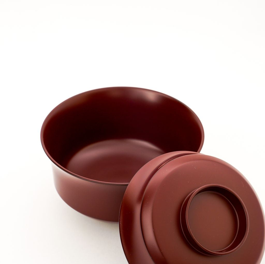 Lacquerware Bowl "Tenryuji" Red Hand lacquer painting Aizu lacquerware
