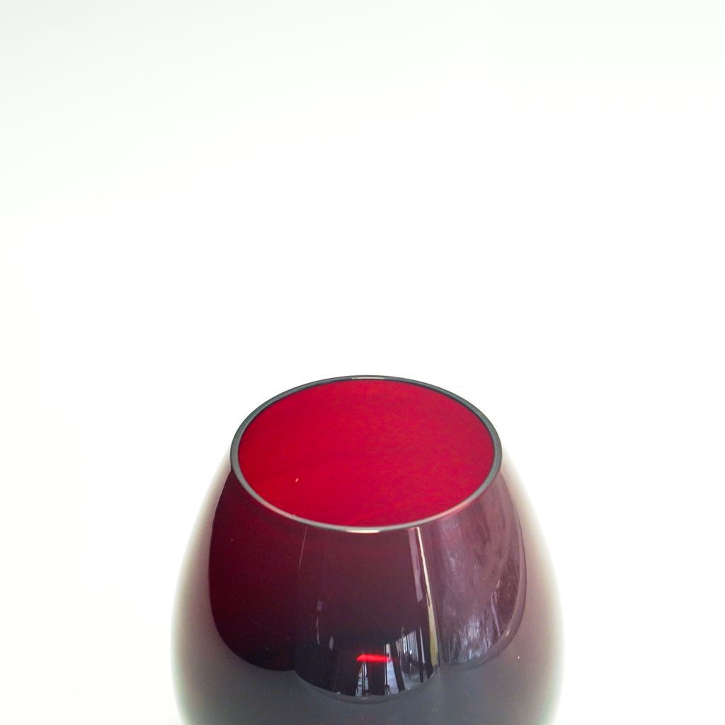 Edo glass “Karai” Red