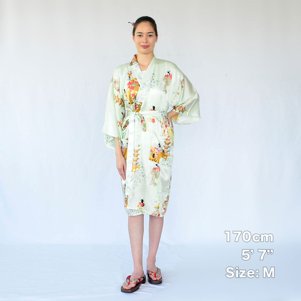 Kimono Women's Silk Knee-length "Sakura Dance"