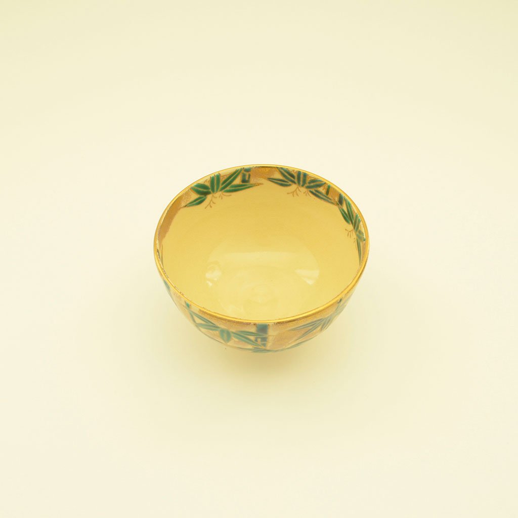 Tea Bowl "Golden Bamboo"