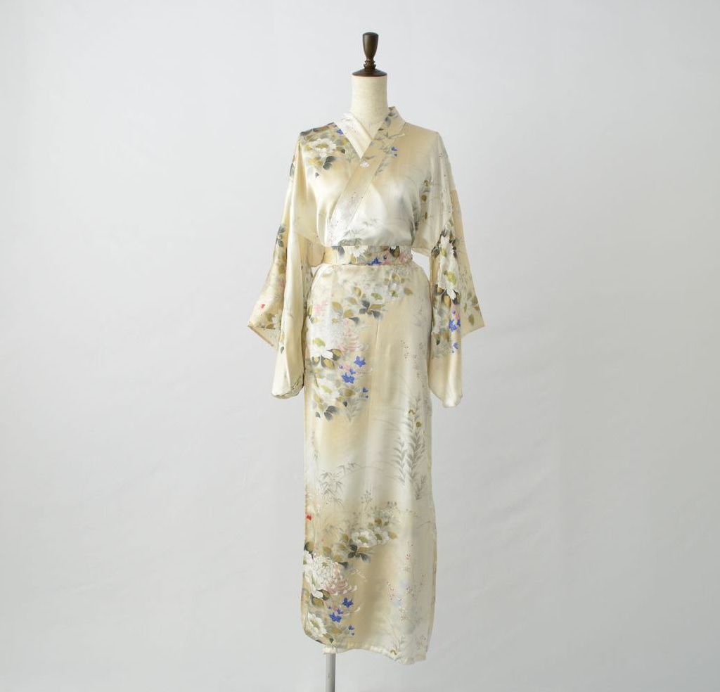 Kimono Women's Silk "Hibiscus"