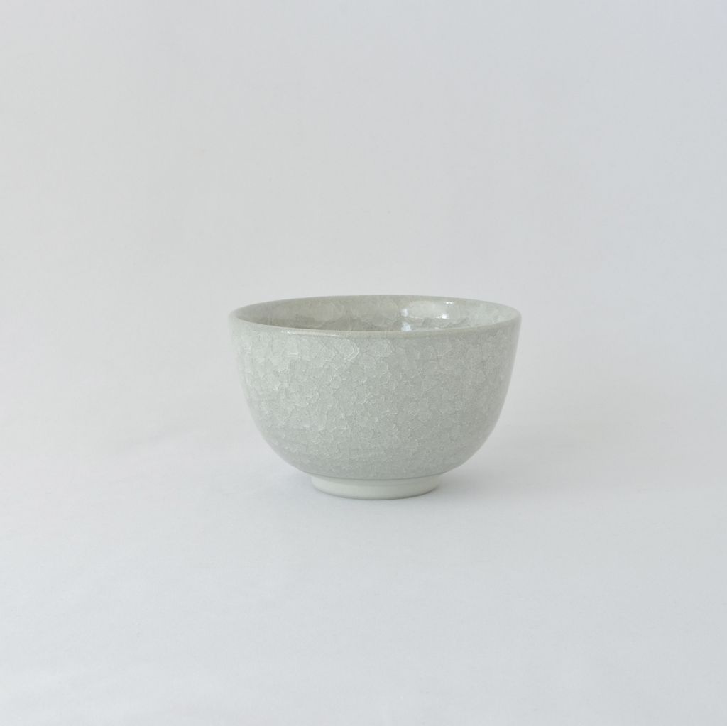 Kiyomizu Tea Bowl "Kikko" Gray