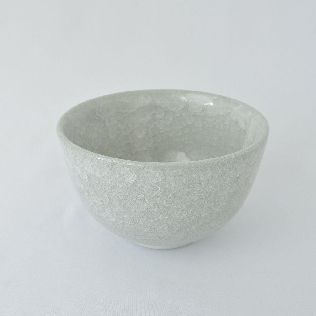 Kiyomizu Tea Bowl "Kikko" Gray
