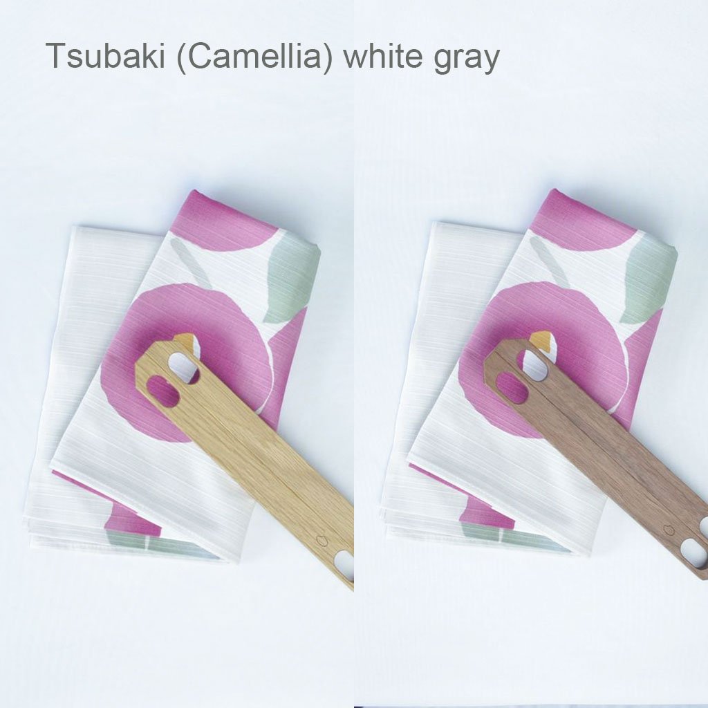 Furoshiki & Handle Set "Takehisa Yumeji" Wood handle