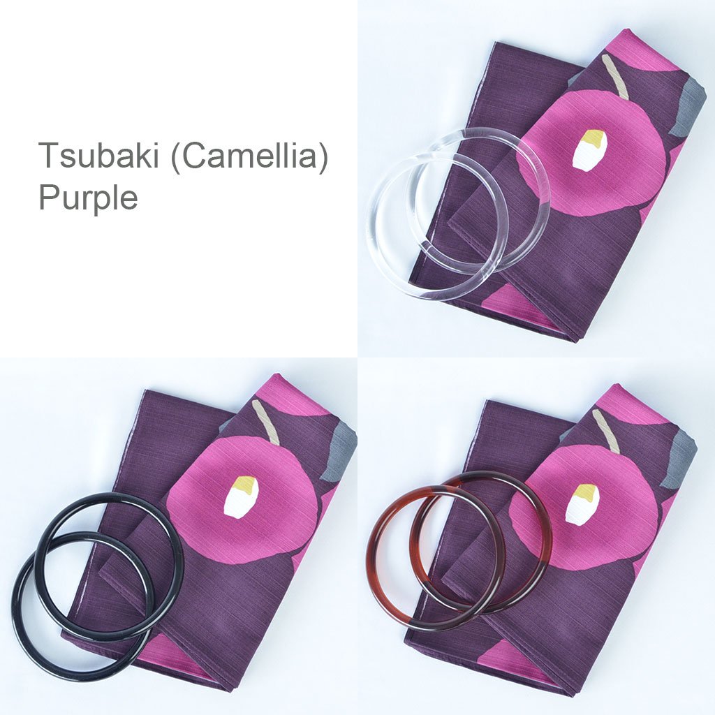 Furoshiki & Handle Set "Takehisa Yumeji" Ring handle