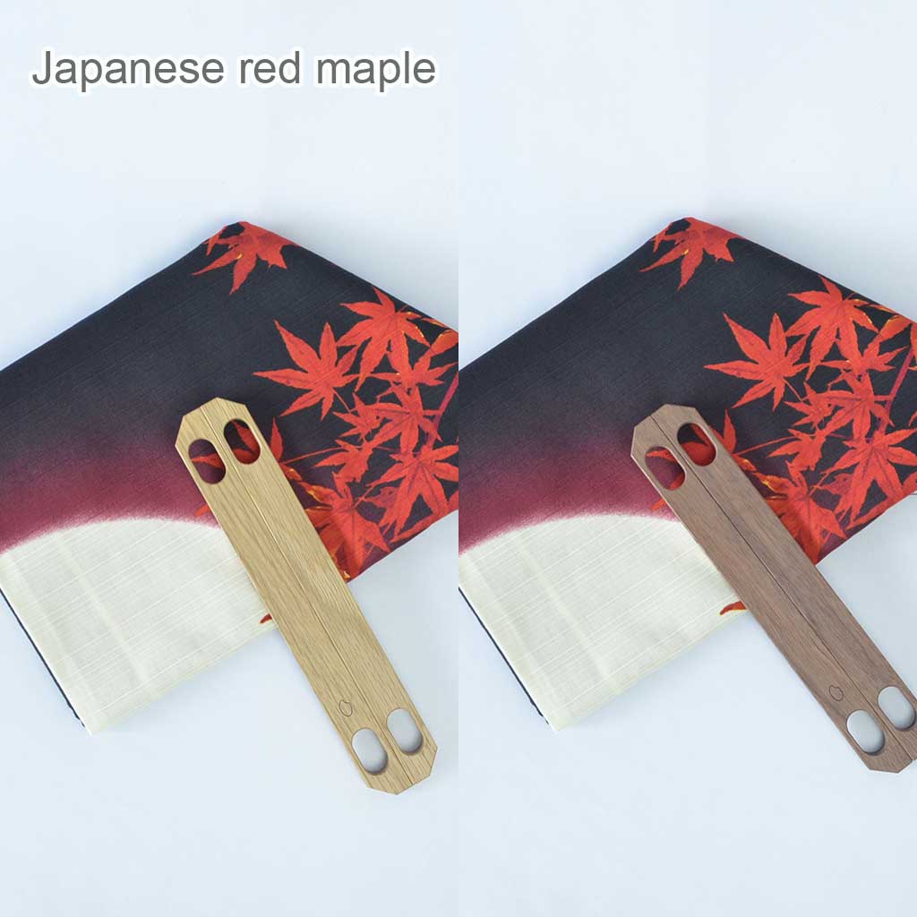 Furoshiki & Handle Set "Jiyu-fu" Wood handle