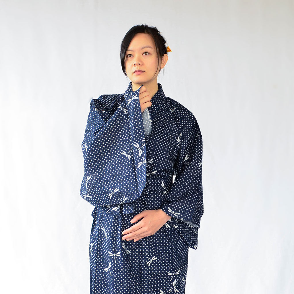 Yukata Women's Cotton "Dragonfly"