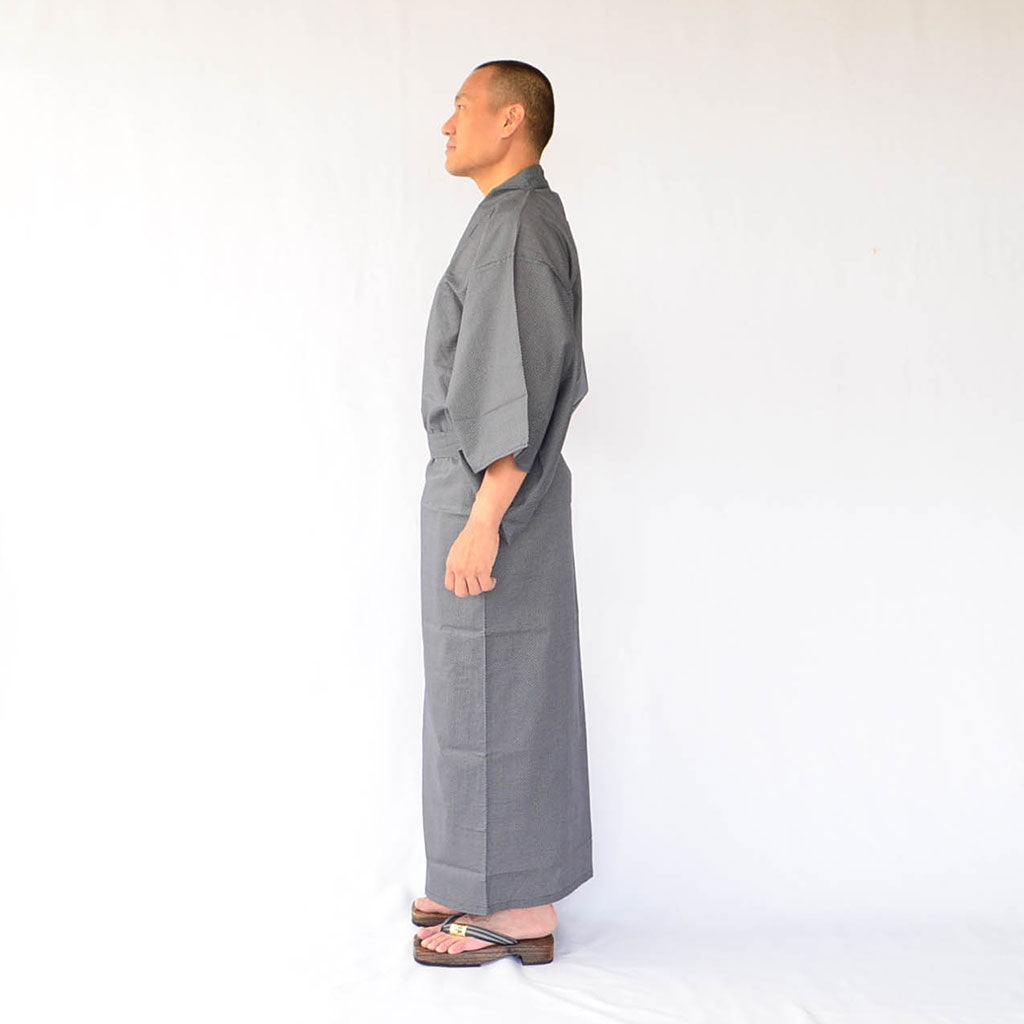 Japanese Yukata Men’s Cotton "Fundo pattern"