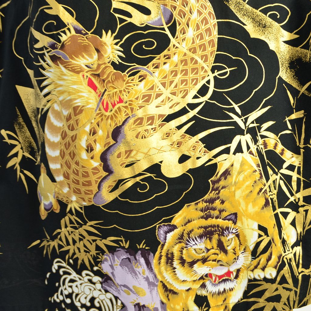 Japanese Jinbei Men’s Cotton "Tiger and Dragon"