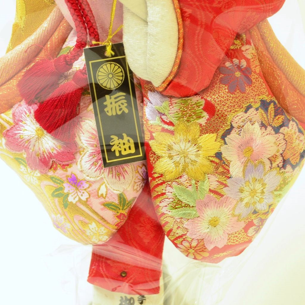 Hagoita and Stand Set "Emboidered Kimono"