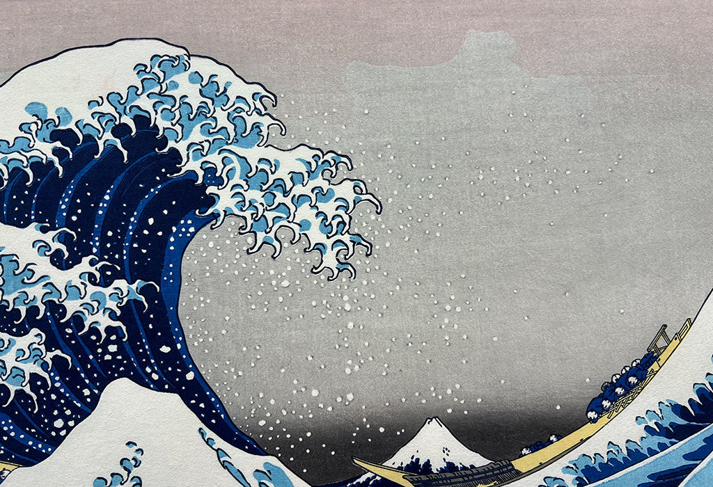 Woodblock print Regular size "The Waves off the Coast of Kanagawa" by HOKUSAI (Regular size)
" Published by UCHIDA art