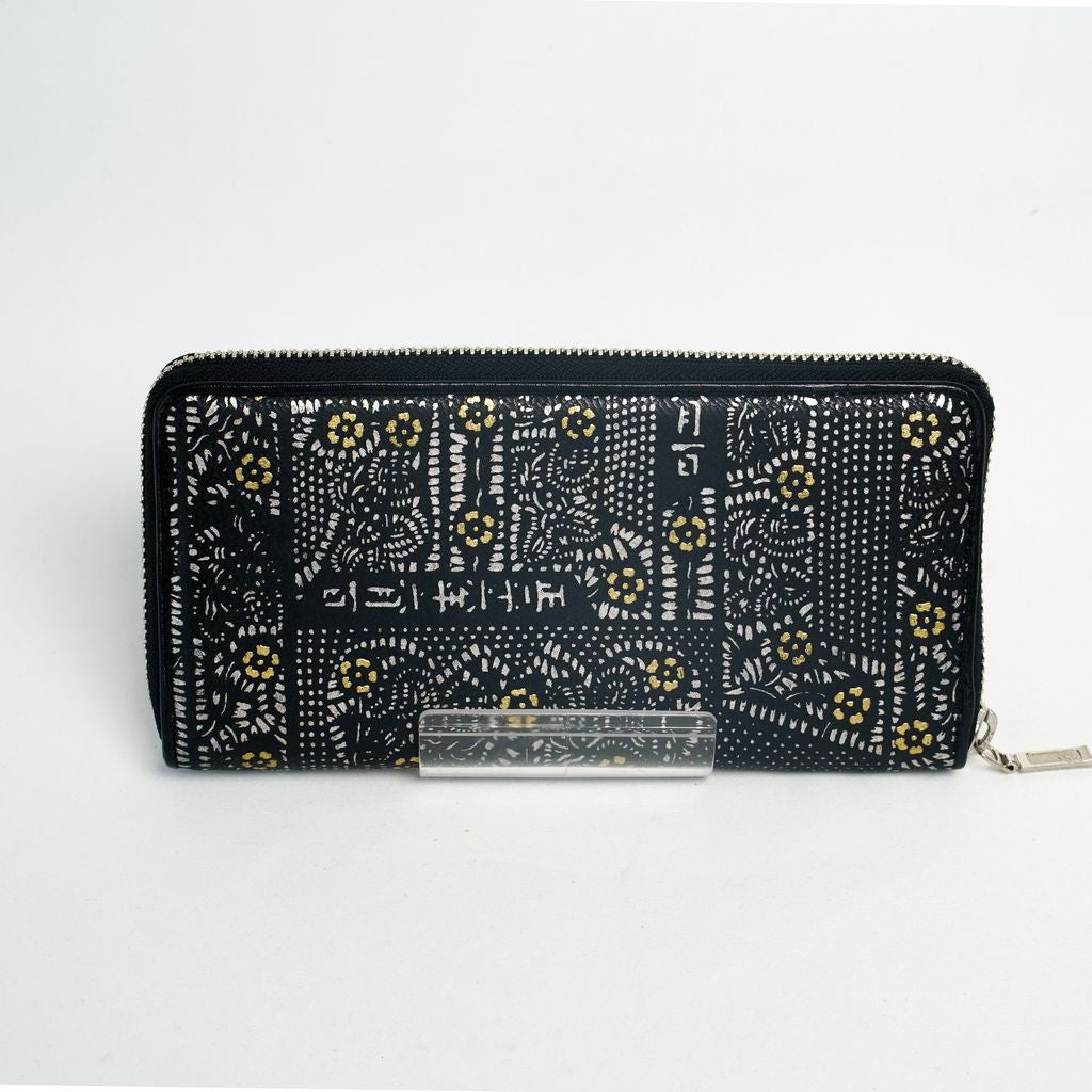 Shouheigara Long Wallet “Gold & Silver in Black”●