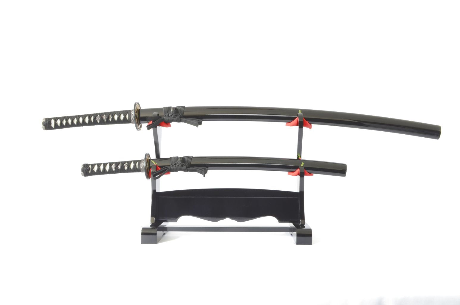 Ornamental sword set "Glossy black"