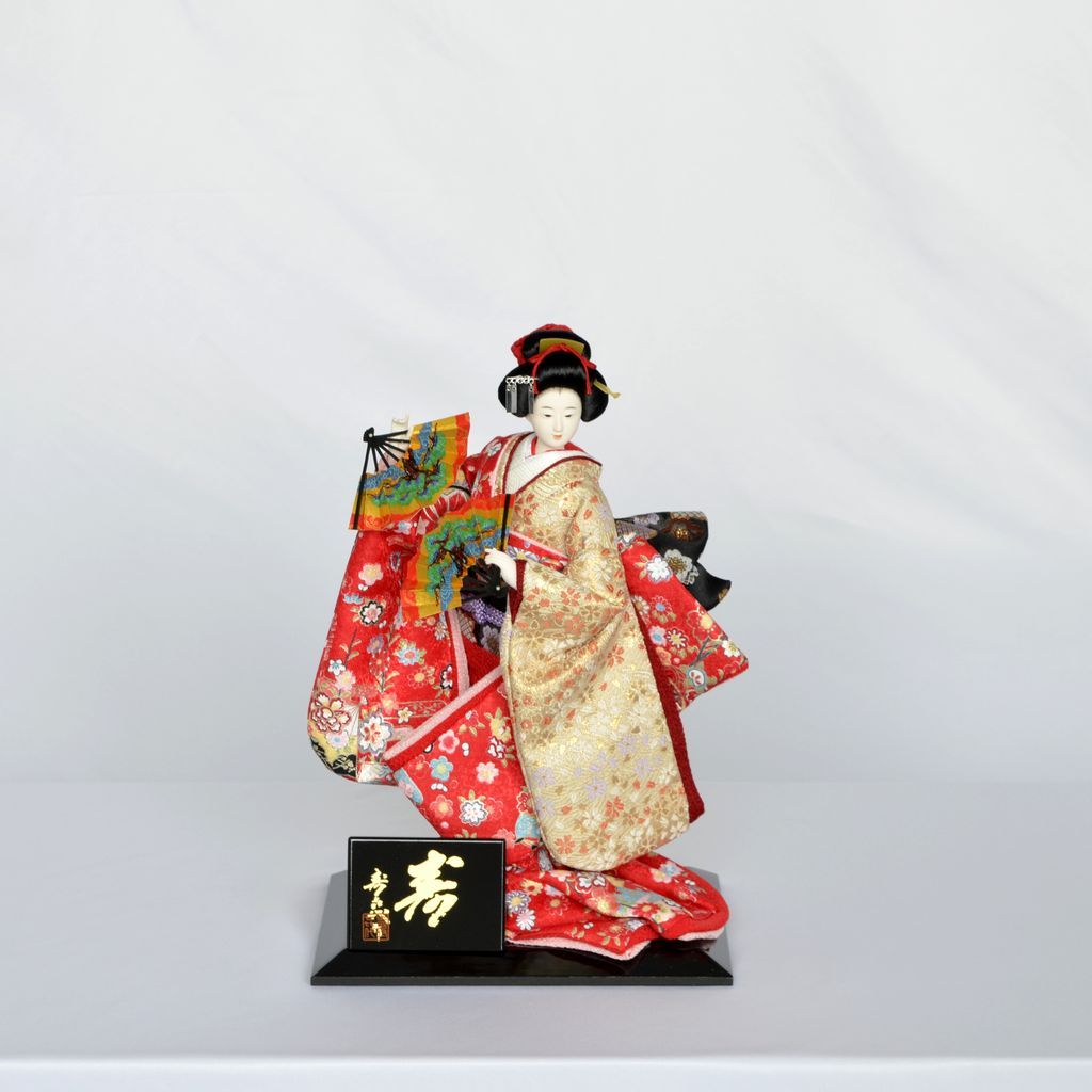 Japanese Doll  "Kotobuki (Two fans)" Size6
