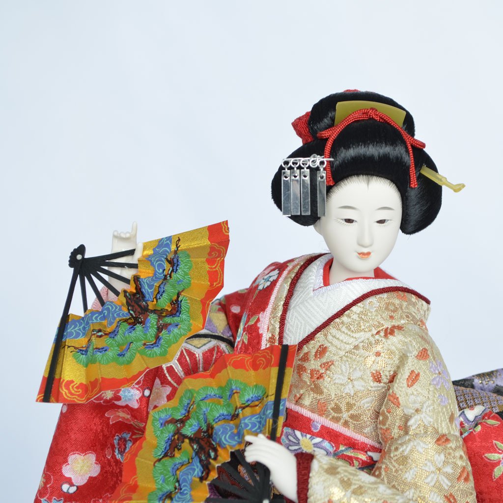 Japanese Doll  "Kotobuki (Two fans)" Size6