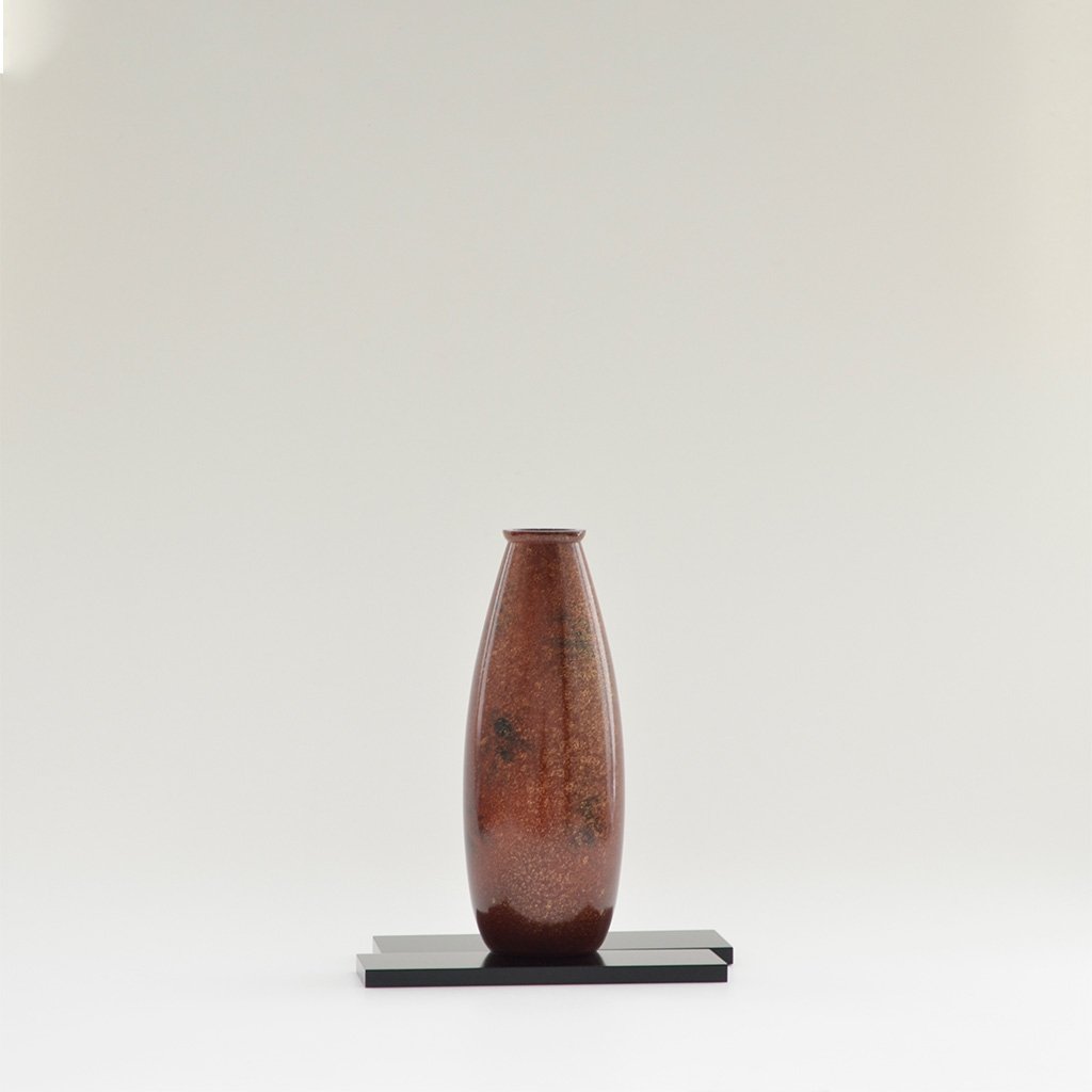 Bronze Vase Moe Benibana-Iro