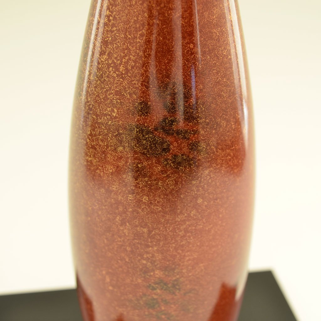 Bronze Vase Moe Benibana-Iro