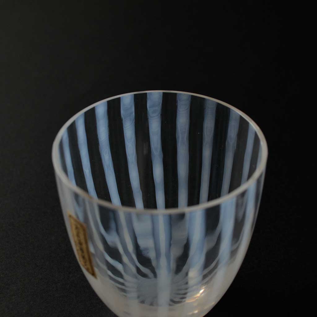 Edo glass Tumbler “Taisho Roman”  Stripe