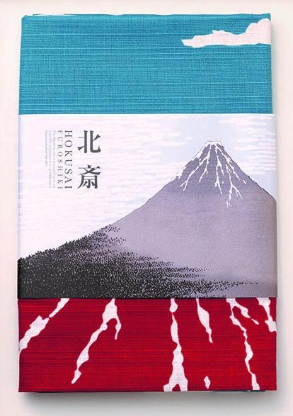 Furoshiki Wrapping Cloth "Hokusai's Aka Fuji Motif"