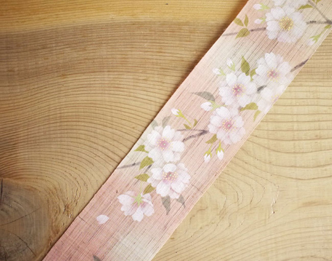 Narrow Tapestry "Double cherry blossoms"
