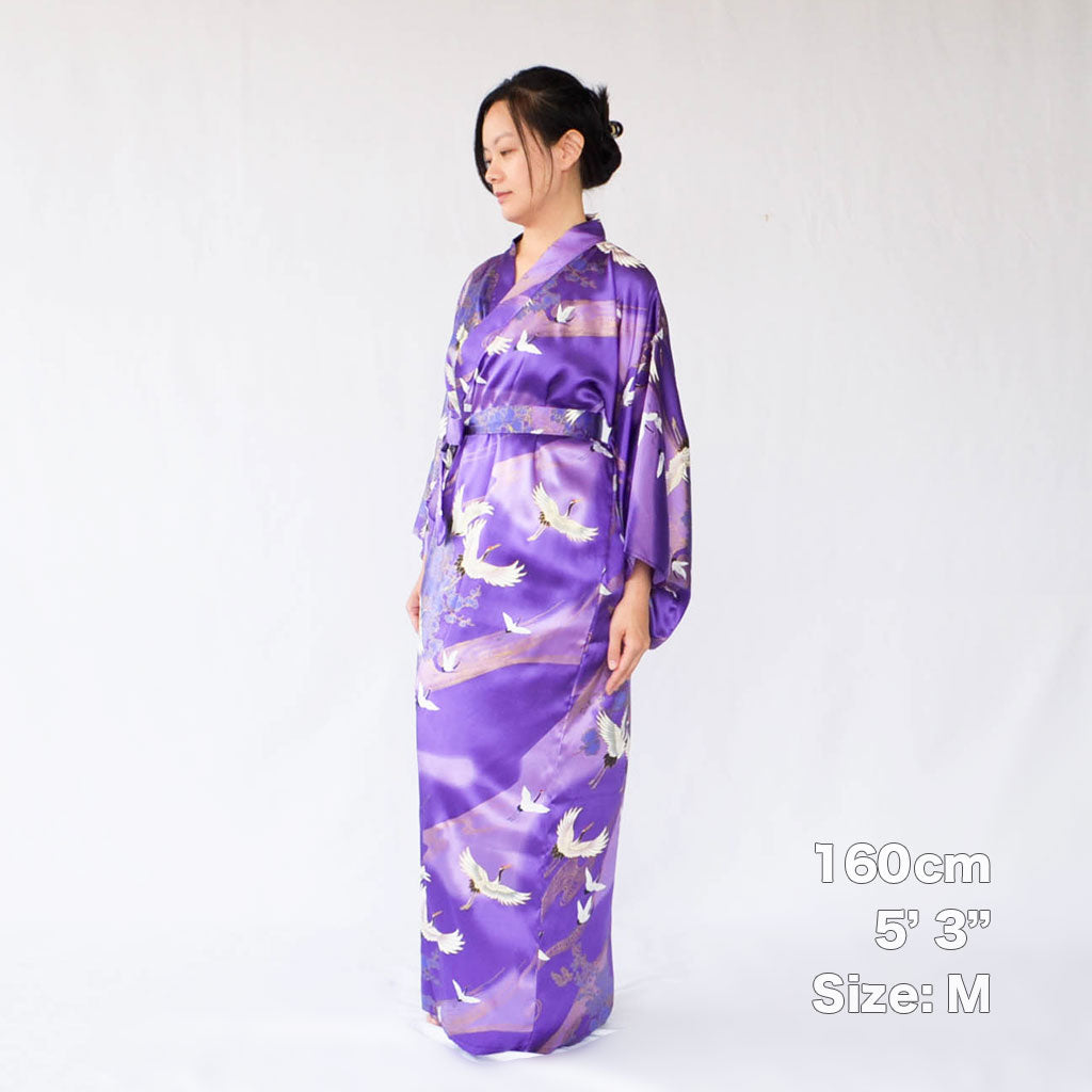 Kimono Women's Silk "Crane"