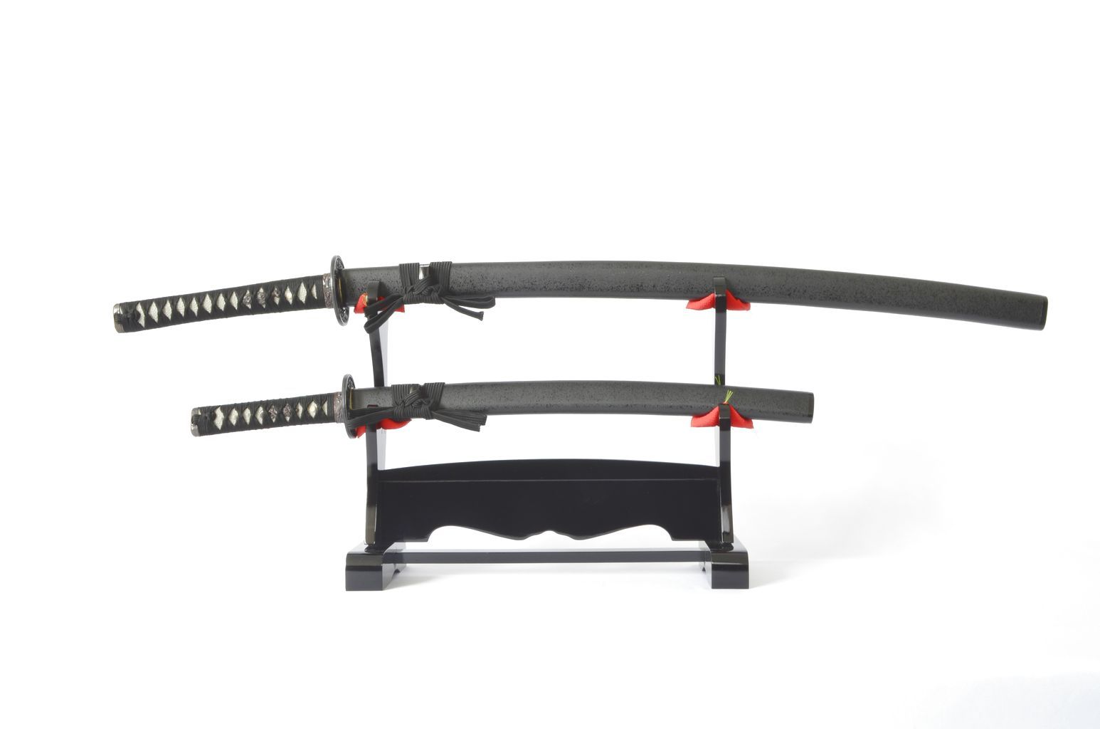 Ornamental sword set "Matte black"